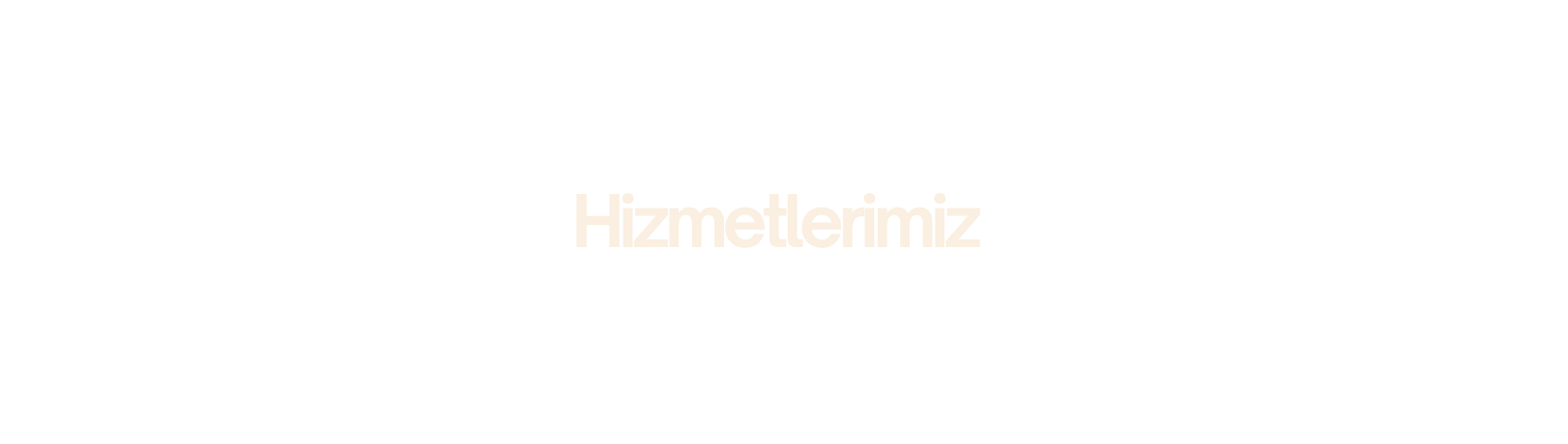 Hizmetlerimiz